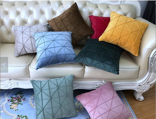 Decorative pillows can change the entire look of a bed